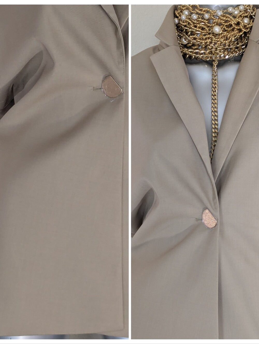 URBAN REVIVO Sleeveless Tailored Structured Blazer Vest - Picture 5 of 12